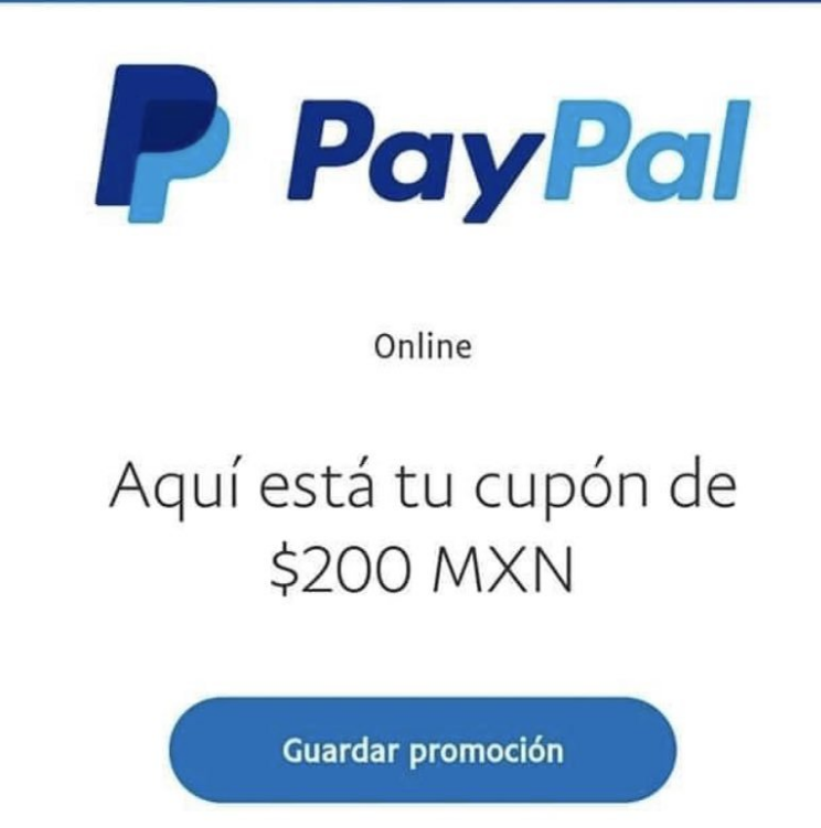 Cupón Paypal 200 Pesos - Directorio De Empresas